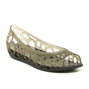 CROCS Adrina Jelly Open Toe Circles Flat